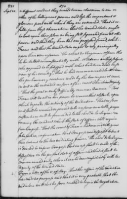 Secret Foreign Journal, 1775-88 > July 27, 1781 - May 15, 1786 (Vol 2)