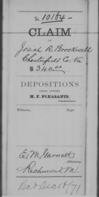 Thumbnail for Chesterfield > Josiah R. Brockwell (41705)