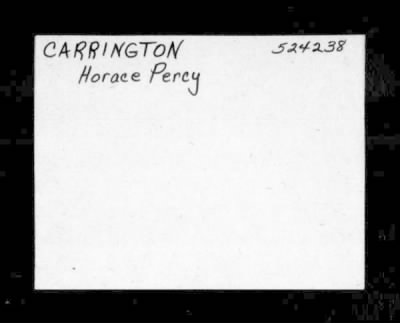 Thumbnail for Horace Percy > Carrington, Horace Percy