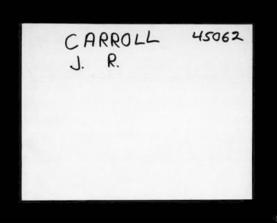 Thumbnail for J R > Carroll, J R