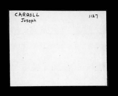 Thumbnail for Joseph > Carroll, Joseph