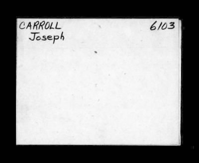 Thumbnail for Joseph > Carroll, Joseph