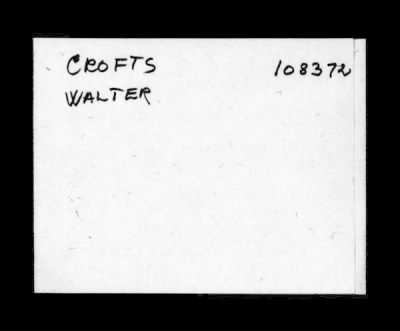 Thumbnail for Walter > Crofts, Walter