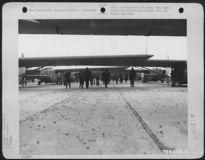 Thumbnail for General > Troops Of The 439Th Troop Carrier Group Prepare To Board The Cg-4 Gliders Prior To Taking Off From An Airbase Somewhere In France.  27 March 1945.