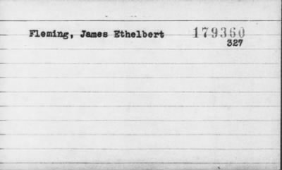 Thumbnail for Fleming > Fleming, James Ethelbert