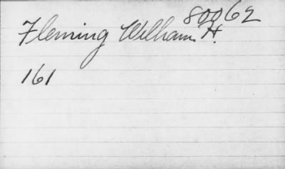 Thumbnail for Fleming > Fleming, William H.