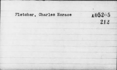 Thumbnail for Fletcher > Fletcher, Charles Horace