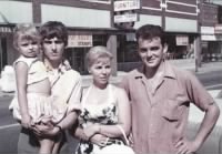 Thumbnail for Brothers George and Peter Harrison visit their sister Louise in Benton IL 1963.jpg