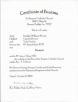 Thumbnail for Freddy Rivoire Baptism Certificate.jpg