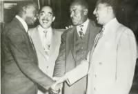 Jackie Robinson, Wendell Smith, Duke Slater, and Ralph Metcalfe.jpg