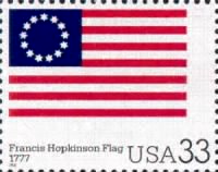 Thumbnail for Francis Hopkinson flag, 1777.gif