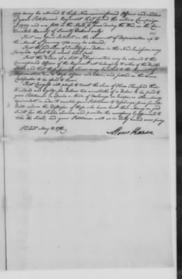 Thumbnail for Petitions Address to Congress, 1775-89 > F - H (Vol 3)