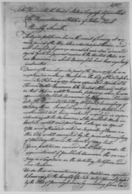 Thumbnail for Petitions Address to Congress, 1775-89 > F - H (Vol 3)