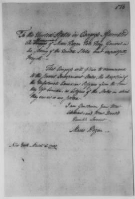 Thumbnail for Petitions Address to Congress, 1775-89 > F - H (Vol 3)