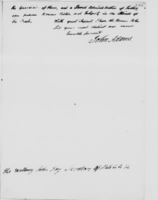 Thumbnail for Ltrs from John Adams > Dec 2, 1785 - Oct 11, 1788 (Vol 6)