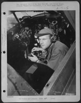 Ground > A Veteran American Plane Mechanic, One-Time Crew Chief For Colonel Phil Cochran (Flip Corkin Of 'Terry And The Pirates') In Tunisia Is Now Liaison Line Chief With A French Photo Unit In A First Tac Af Reconnaissance Group.  He Is S/Sgt. John F. Oltmanns O