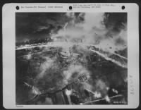 Men And Assault Vehicles Storm The Beaches Of Normandy As Allied Landing Craft Make A Dent In Germany'S West Wall On 6 June 44.  As Wave After Wave Of Landing Craft Unload Their Cargo, Men Move Forward And Vehicles Surge Up The Roads.  3Rd Bomb Division, - Page 1