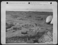 Thumbnail for General View Of Normandy Beach, France After The D-Day Invasion.  Note The Numerous Bomb Craters Along The Battle-Scarred Beach.  22 June 1944. - Page 1