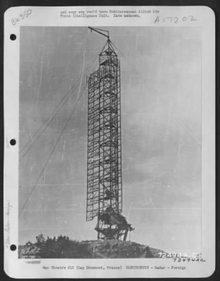 Thumbnail for Radar > German Wasserman Mi (Aerial) Radar Installation At Cap Drammont, France.