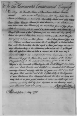 Thumbnail for Petitions Address to Congress, 1775-89 > S - T (Vol 7)