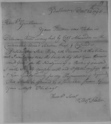 Thumbnail for Petitions Address to Congress, 1775-89 > S - T (Vol 7)