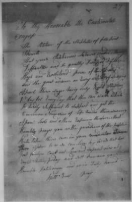 Thumbnail for Petitions Address to Congress, 1775-89 > S - T (Vol 7)