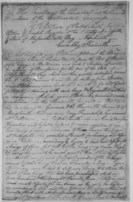 Thumbnail for Petitions Address to Congress, 1775-89 > S - T (Vol 7)