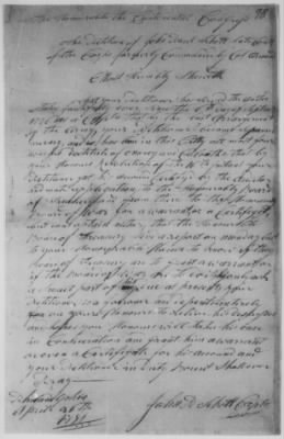 Thumbnail for Petitions Address to Congress, 1775-89 > S - T (Vol 7)