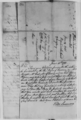 Thumbnail for Petitions Address to Congress, 1775-89 > S - T (Vol 7)