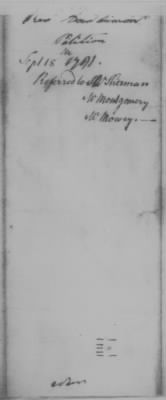 Thumbnail for Petitions Address to Congress, 1775-89 > S - T (Vol 7)