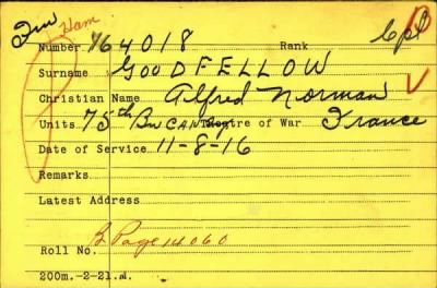 Thumbnail for Alfred Norman > Goodfellow, Alfred Norman