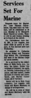 Thumbnail for Services set for marine- Leon Thomas Culverhouse Torance Herald-Press June 13 1969.png