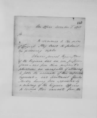 Thumbnail for Ltrs from Maj Gen Benjamin Lincoln > Vol 2: Oct 1782-Nov 1783 (Vol 2)