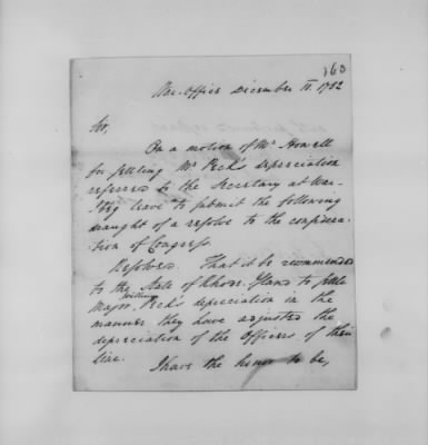 Thumbnail for Ltrs from Maj Gen Benjamin Lincoln > Vol 2: Oct 1782-Nov 1783 (Vol 2)