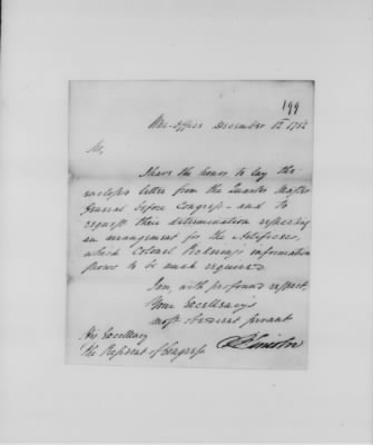 Thumbnail for Ltrs from Maj Gen Benjamin Lincoln > Vol 2: Oct 1782-Nov 1783 (Vol 2)