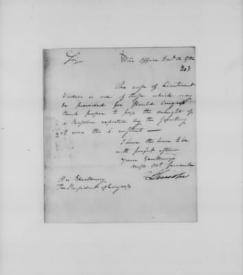 Thumbnail for Ltrs from Maj Gen Benjamin Lincoln > Vol 2: Oct 1782-Nov 1783 (Vol 2)