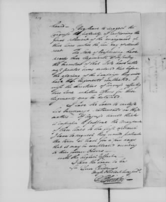 Thumbnail for Ltrs from Maj Gen Benjamin Lincoln > Vol 2: Oct 1782-Nov 1783 (Vol 2)