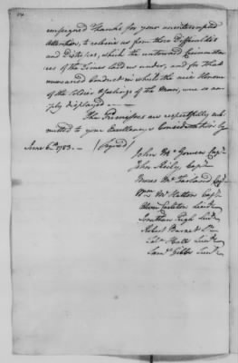 Thumbnail for Ltrs from Maj Gen Benjamin Lincoln > Vol 3: Oct 1782-Nov 1783 (Vol 3)