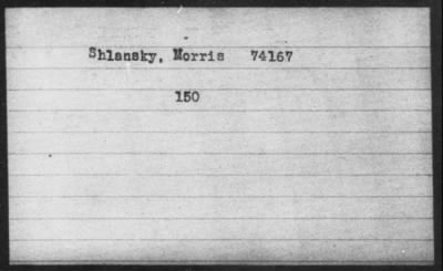 Thumbnail for Shlansky > Shlansky, Morris