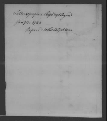 Committee of the States, 1784 > ␀