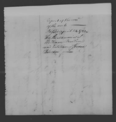 Thumbnail for Committee of the States, 1784 > ␀