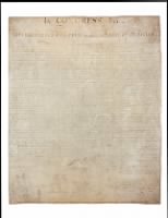 1776 - Declaration of Independence - Page 1