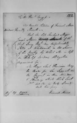 Petitions Address to Congress, 1775-89 > M - N (Vol 5)