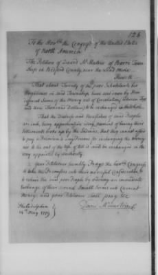 Petitions Address to Congress, 1775-89 > M - N (Vol 5)