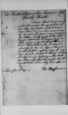 Petitions Address to Congress, 1775-89 > M - N (Vol 5)