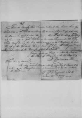 Petitions Address to Congress, 1775-89 > M - N (Vol 5)