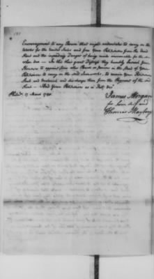 Petitions Address to Congress, 1775-89 > M - N (Vol 5)