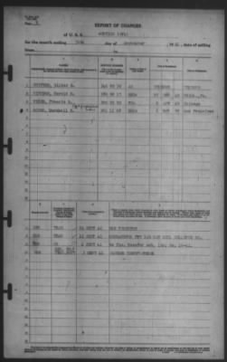 Thumbnail for Report of Changes > 30-Sep-1941