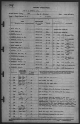 Report of Changes > 30-Nov-1941