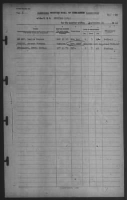 Muster Rolls > 30-Sep-1942